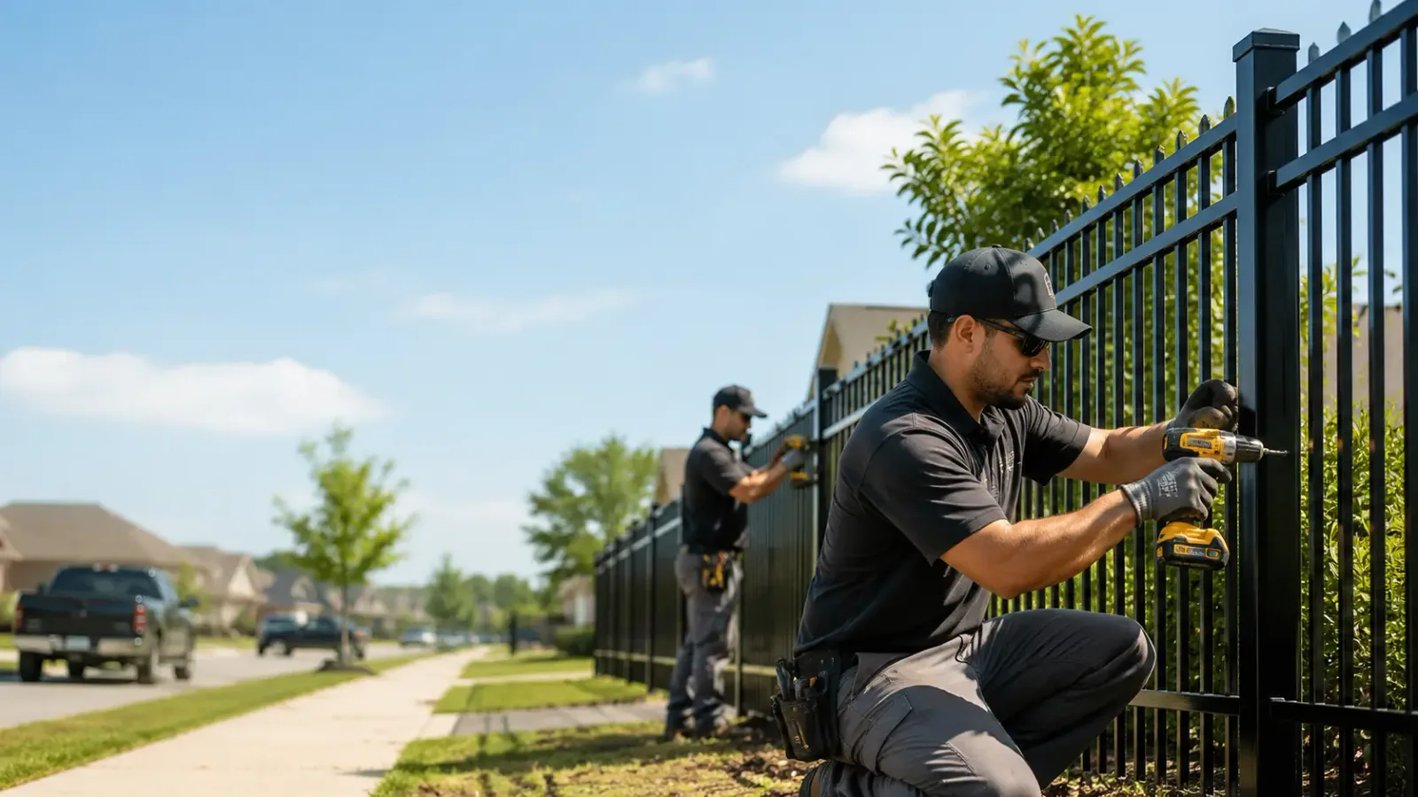 Metal Fence Installation in Lawrenceville, PA